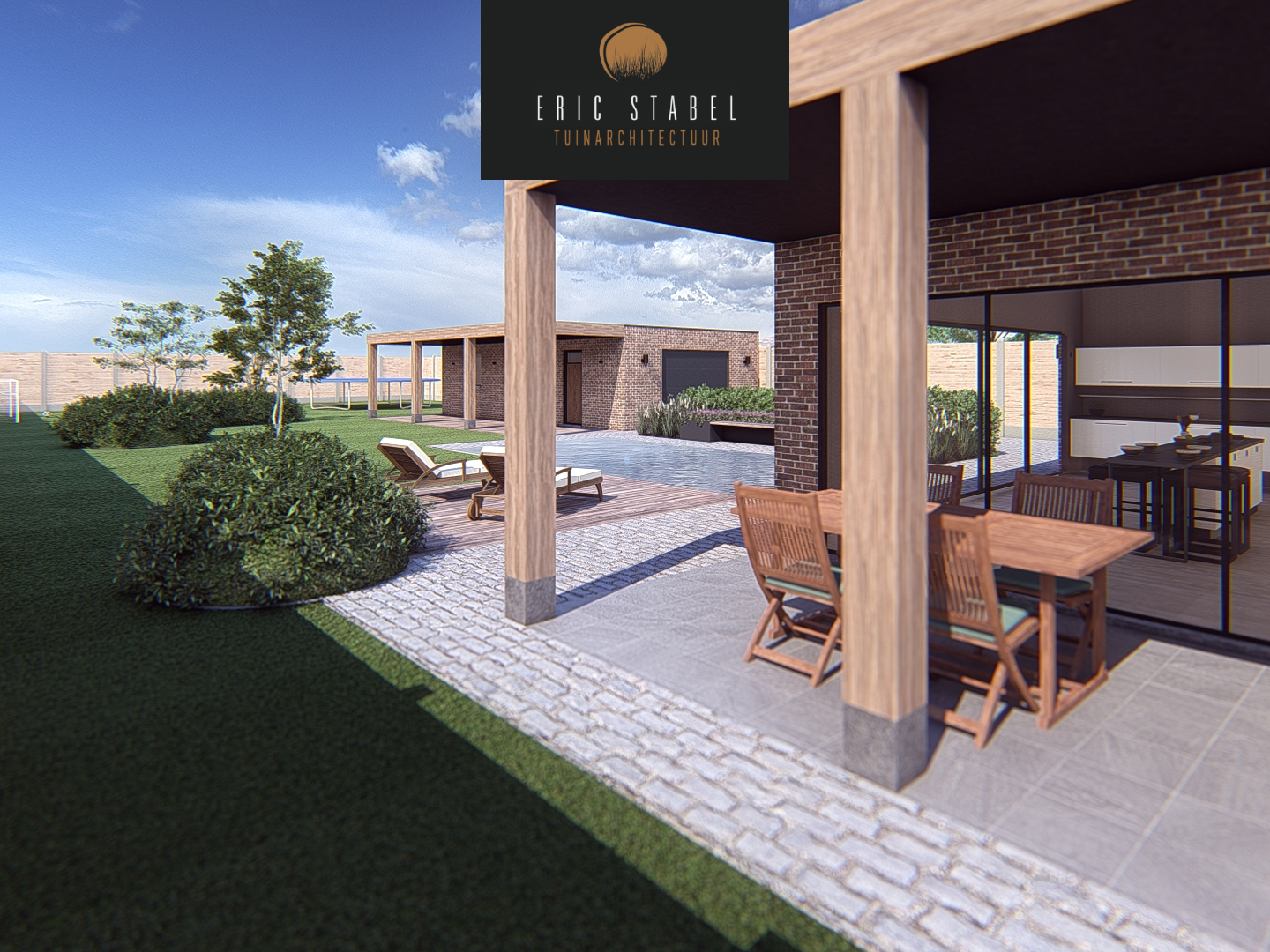 Tuinontwerp 3D te Ravels - Eel